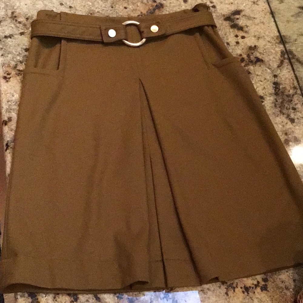 ❌❌ SOLD ❌❌Wool Skirt with Front Slit
